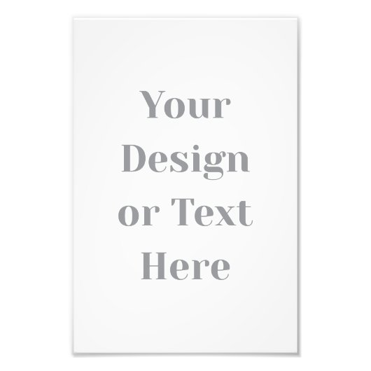Customizable Your Design or Text Here Personalized Foto Afdruk (Voorkant)