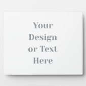 Customizable Your Design or Text Here Personalized Fotoplaat (Voorkant)