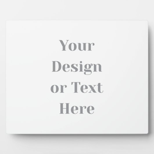 Customizable Your Design or Text Here Personalized Fotoplaat (Voorkant)