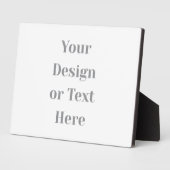 Customizable Your Design or Text Here Personalized Fotoplaat (Zijkant)