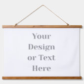 Customizable Your Design or Text Here Personalized Hangend Wandkleed (Voorkant)