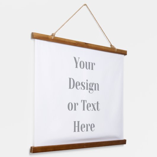 Customizable Your Design or Text Here Personalized Hangend Wandkleed (Gebogen)