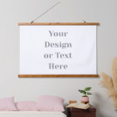 Customizable Your Design or Text Here Personalized Hangend Wandkleed (Slaapkamer)