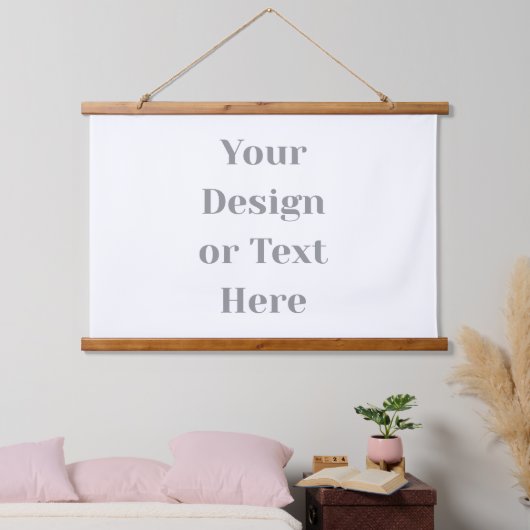 Customizable Your Design or Text Here Personalized Hangend Wandkleed (Slaapkamer)