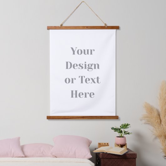 Customizable Your Design or Text Here Personalized Hangend Wandkleed (Slaapkamer)