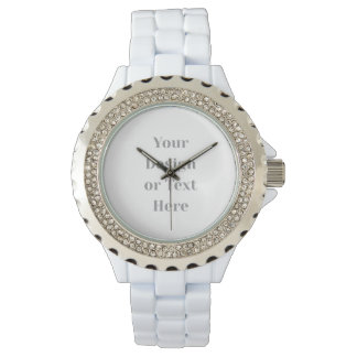 Customizable Your Design or Text Here Personalized Horloge