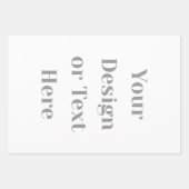 Customizable Your Design or Text Here Personalized Inpakpapier Vel (Voorkant)