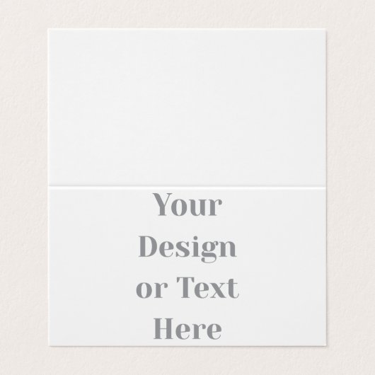 Customizable Your Design or Text Here Personalized Kaart (Buitenkant ongevouwen)
