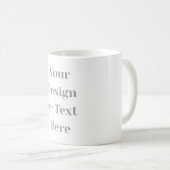 Customizable Your Design or Text Here Personalized Koffiemok (Voorkant rechts)