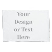 Customizable Your Design or Text Here Personalized Kussensloop (Voorkant)