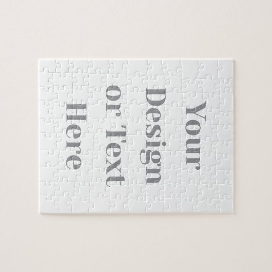 Customizable Your Design or Text Here Personalized Legpuzzel (Horizontaal)