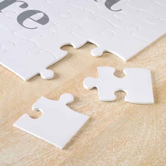 Customizable Your Design or Text Here Personalized Legpuzzel (Zijkant)