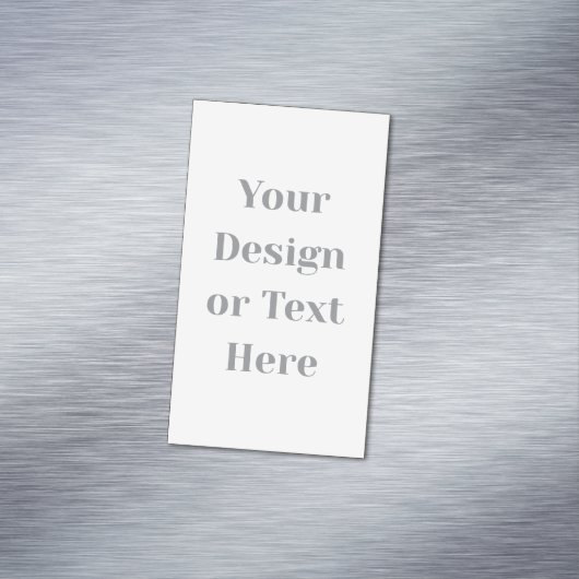 Customizable Your Design or Text Here Personalized Magnetisch Visitekaartje (Voorbeeld)