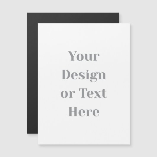 Customizable Your Design or Text Here Personalized Magnetische Uitnodiging (Voorkant / Achterkant)
