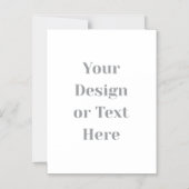 Customizable Your Design or Text Here Personalized Magnetische Uitnodiging (Voorkant)