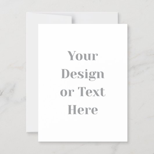 Customizable Your Design or Text Here Personalized Magnetische Uitnodiging (Voorkant)
