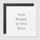 Customizable Your Design or Text Here Personalized Magnetische Uitnodiging (Voorkant / Achterkant)