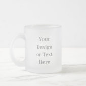 Customizable Your Design or Text Here Personalized Matglas Koffiemok (Links)