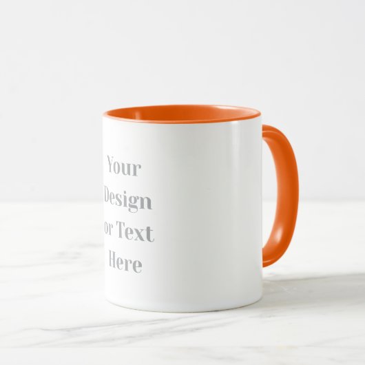 Customizable Your Design or Text Here Personalized Mok (Voorkant rechts)