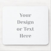 Customizable Your Design or Text Here Personalized Muismat (Voorkant)