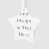 Customizable Your Design or Text Here Personalized Ornament (voorkant)