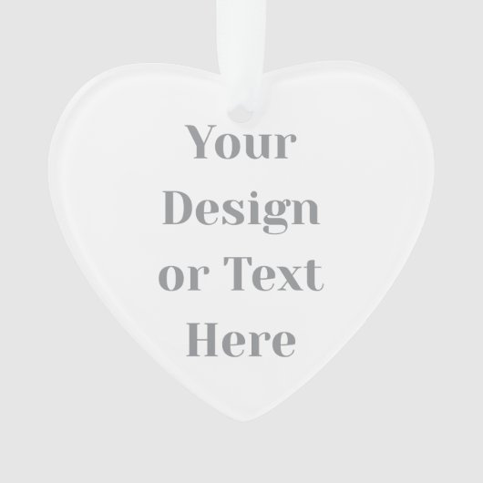 Customizable Your Design or Text Here Personalized Ornament (voorkant)