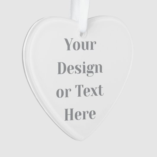 Customizable Your Design or Text Here Personalized Ornament (voorkant)