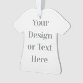 Customizable Your Design or Text Here Personalized Ornament (voorkant)