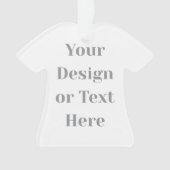 Customizable Your Design or Text Here Personalized Ornament (voorkant)