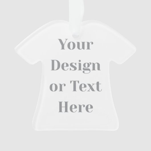 Customizable Your Design or Text Here Personalized Ornament (voorkant)