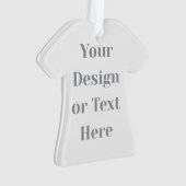 Customizable Your Design or Text Here Personalized Ornament (voorkant)