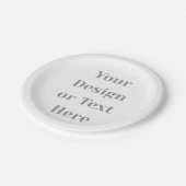 Customizable Your Design or Text Here Personalized Papieren Bordje (Gekanteld)