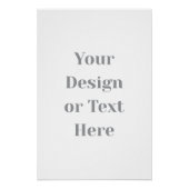 Customizable Your Design or Text Here Personalized Perfect Poster (Voorkant)