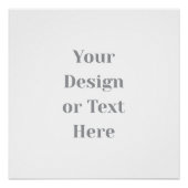 Customizable Your Design or Text Here Personalized Perfect Poster (Voorkant)