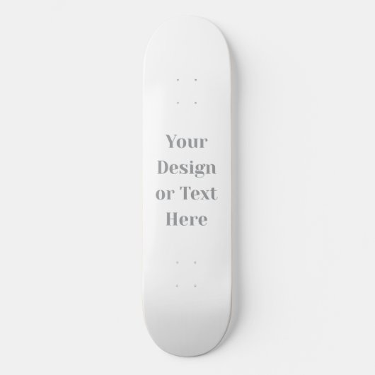 Customizable Your Design or Text Here Personalized Persoonlijk Skateboard (Voorkant)