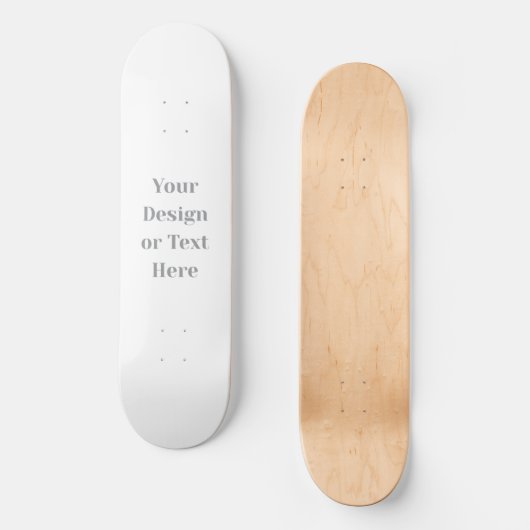 Customizable Your Design or Text Here Personalized Persoonlijk Skateboard (Voorkant)