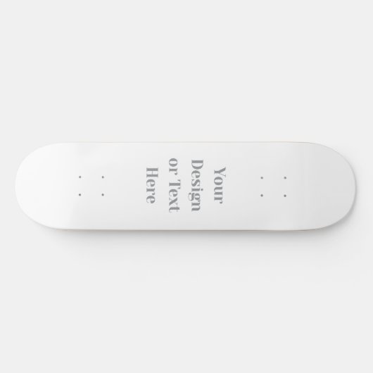 Customizable Your Design or Text Here Personalized Persoonlijk Skateboard (Horizontaal)