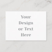 Customizable Your Design or Text Here Personalized Plaatskaartje (Voorkant)