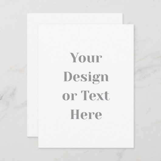 Customizable Your Design or Text Here Personalized RSVP Kaartje (Voorkant / Achterkant)