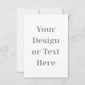 Customizable Your Design or Text Here Personalized RSVP Kaartje (Voorkant)