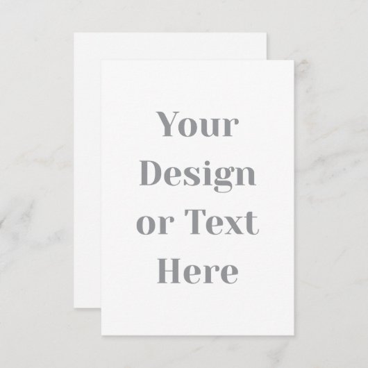 Customizable Your Design or Text Here Personalized RSVP Kaartje (Voorkant / Achterkant)