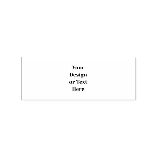Customizable Your Design or Text Here Personalized Rubberstempel (Gestempeld)