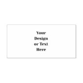 Customizable Your Design or Text Here Personalized Rubberstempel (Afrduk)