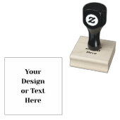Customizable Your Design or Text Here Personalized Rubberstempel (Gestempeld)