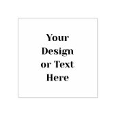 Customizable Your Design or Text Here Personalized Rubberstempel (Afrduk)