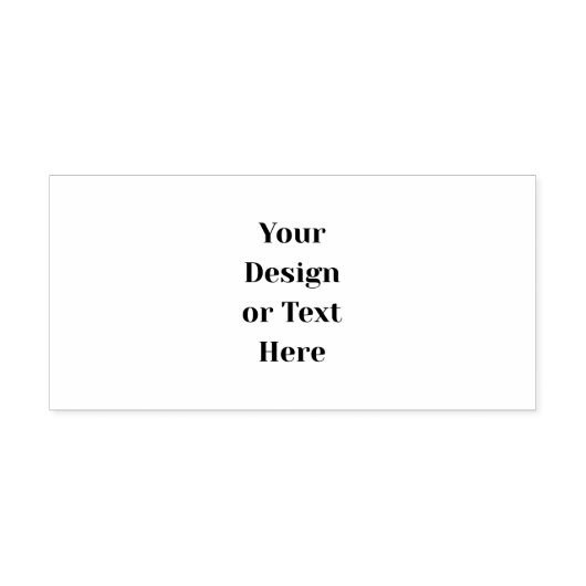Customizable Your Design or Text Here Personalized Rubberstempel (Afrduk)