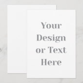 Customizable Your Design or Text Here Personalized Save The Date (Voorkant / Achterkant)