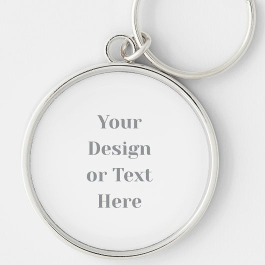 Customizable Your Design or Text Here Personalized Sleutelhanger (Voorkant)