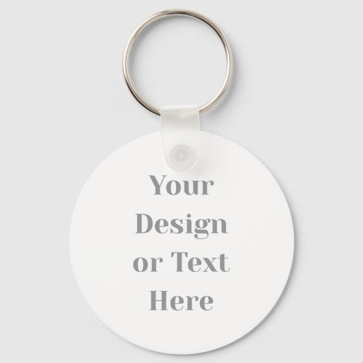 Customizable Your Design or Text Here Personalized Sleutelhanger (Voorkant)