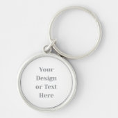 Customizable Your Design or Text Here Personalized Sleutelhanger (Voorkant)